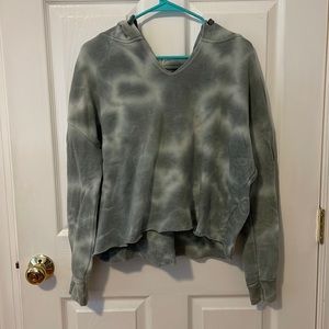 Ocean Drive Cropped Tie Dye Hoodie